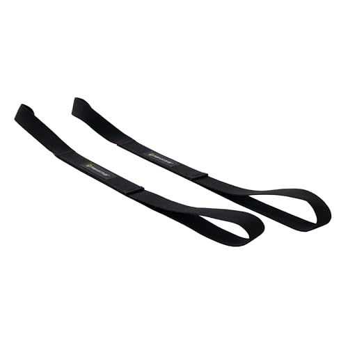 Balanced Body Cotton Web Straps for Cadillac Pilates Trapeze Tables, Arm and Foot Straps, For use with Fuzzies, Pair