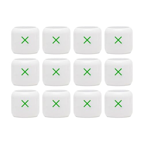 kowaku 12 Pieces Golf Practice Balls Golf Training Ball, Portable Compact Hollow Flying for Backyard, Yard