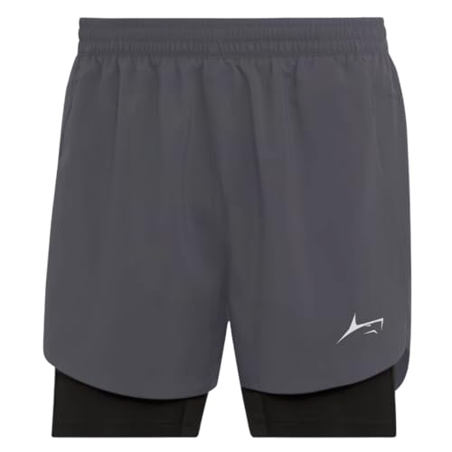 Image of PROSHARX 2 in 1 Active Dual Shorts with Inner Tights Layer | Men's Double Layer Short for Running, Gym & Sports
