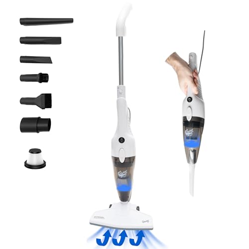GuterWal S12 Akku Staubsauger – 16 kPa Starker Handstaubsauger, Leichter Stabstaubsauger 1,5 kg, 650 W, 1,2L Behälter, 5 m Kabel – Beutelloser für Teppich, Hartboden, Fliesen, Möbel & Tierhaare