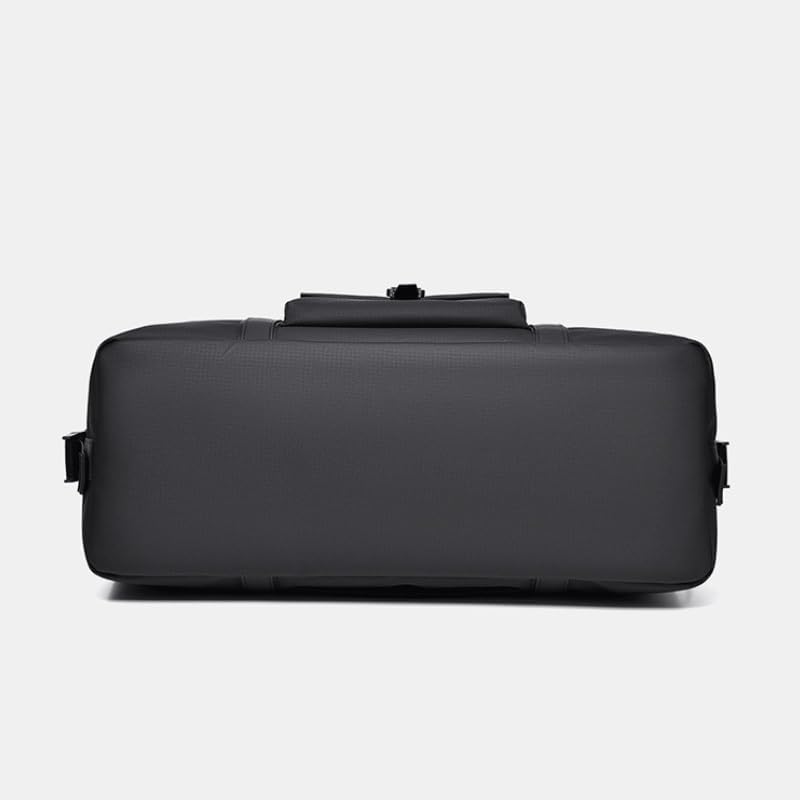 Men's Black Travel Bag Large Capacity Handbag Crossbody Waterproof Proof Fitness for Business Trips