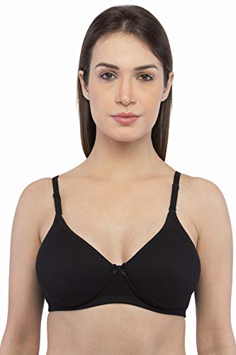Image of VIP Feelings ELLE Cotton Rich Fabric Wirefree Padded T-Shirt Bra Combo Set for Womens with Medium Coverage