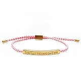 Bracciale intrecciato,"Don't Let the Hard Days Win" Braccialetti ispiratori