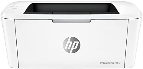 HP Laserjet Pro M15w Wireless Monochrome Laser Printer, 600 x 600 dpi, 29ppm, LED Control Panel, Auto-On/Off Technology, Mobile Printing, Works with Alexa (W2G51A), Wi-Fi, Lanbertent Printer Cable