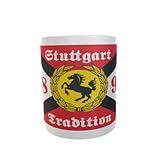 U24 Tasse Kaffeebecher Mug Cup Flagge Stuttgart Tradition 1893