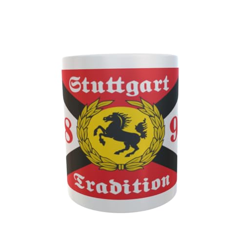 U24 Tasse Kaffeebecher Mug Cup Flagge Stuttgart Tradition 1893