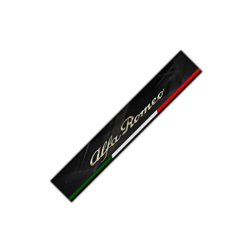 Autocollants de Pare-Brise de Voiture Accessoires de Style de Voiture en Fibre de Carbone pour Alfa Romeo Giulia Stelvio 159 147 156 166 Mito GT Mito Giulietta Cover