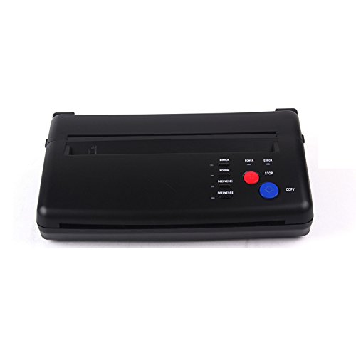 Zinnor Tattoo Transfer Copier New Portable Tattoo Printer Machine Thermal Stencil With Little Noisy Sound Black(Upgraded Version) #TOP1