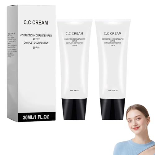 TLOPA CC Cream for Older Women, Self-Adjusting for Mature Skin (2PCS)