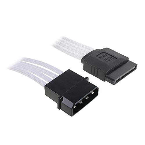 Preisvergleich Produktbild BitFenix Adapter (Molex zu SATA), 45 cm weiß / schwarz