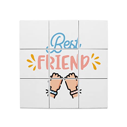 Carreaux Céramique Décoratif de Haute Qualité | Finition Premium 60x60cm Thème Best Friend