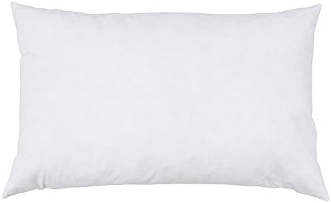 Riva Paoletti Hollowfibre Cushion Pad Insert Inner - Rectangular Shape - 100% Polyester Filling - Double Stitched Edges - 30 x 50cm (12" x 20" inches) - Designed in the UK, White