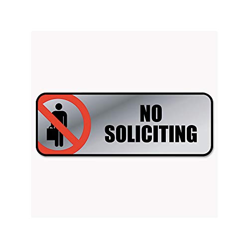 Panneau No Soliciting COSCO évitez le démarchage à domicile efficace