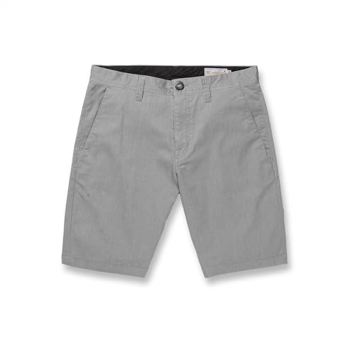 Volcom Frickin Modern Stretch Chino Shorts Grey Blue 28 10