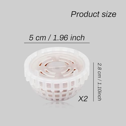 Image of WishLotus 2Pcs Transparent Plastic Aquarium Moss Ball Holder, Moss Accessory Landscape Ornaments for Fish Tank