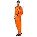Small Adult's Orange Astronaut Costume