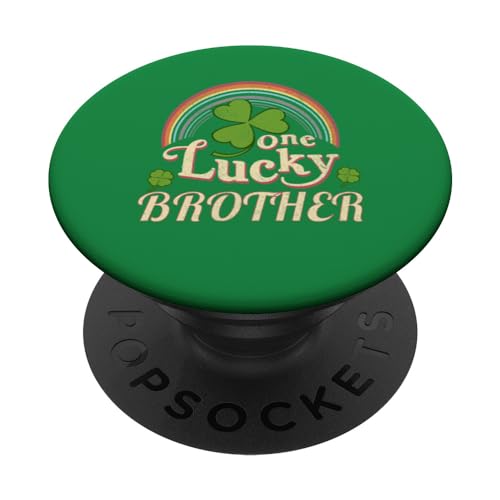 UN FRATELLO FORTUNATO SHAMROCKS SHENANIGANS GIORNO DI ST PATRICKS PopSockets PopGrip Intercambiabile