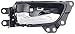 Dorman 79870 Rear Driver Side Interior Door Handle Compatible with Select Lexus Models