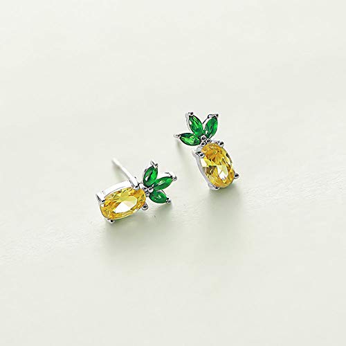 Rnivida Sterling Silver Pineapple Stud Earrings - Pineapple Jewelry Gifts for Women2