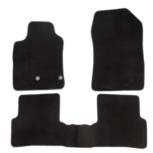 DBS - Tapis de Voiture - sur Mesure pour Modus (2009 à 2012) - 3 pièces - Tapis de Sol antidérapant pour Automobile - Moquette Classic