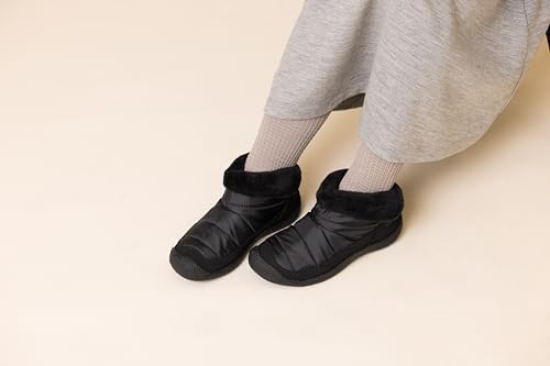 KEEN Women's Howser Fold Down Warm Indoor Outdoor Comfortable Slipper Chukka Boots, Black, 9 | Image 1