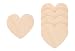 Darice 9138-41 Wood Heart Cutout, 2-Inch