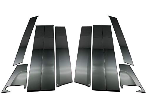 BRIGHTZ デイズルークス B21A 超鏡面ステンレスブラックメッキピラーパネル バイザー無用 10PC 【 PIL−BLA−398 】 B21 B 21 B21 B 21