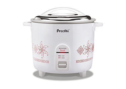 Preethi RC 321 1.80 Liters Rice Cooker, White Preethi RC 321 1.80 Liters Rice Cooker, White