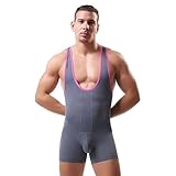 Photo Gallery hyqpai body top boxer a strisce da uomo traslucido body singlet tuta pezzo unico intimo magliette canottiera(color:gray,size:l) Photo Gallery hyqpai body top boxer a strisce da uomo traslucido body singlet tuta pezzo unico intimo magliette canottiera(color:gray,size:l)
