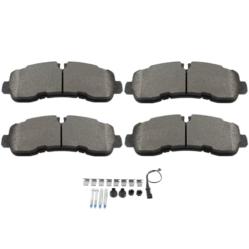 Image of SCITOO D2281 Rear Metal Brake Pads Sets w /Hardware Replacement For Ford For Transit-350 HD 2020-2022