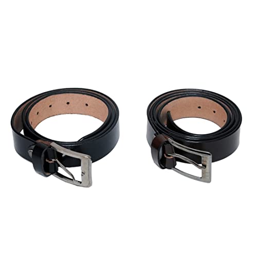 One Point Collections Men’s Belt Combo Brown and Black Men’s Boys Belt (Brown and Black) for Mens and Boys