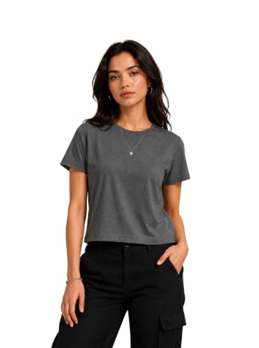Image of Women's Plain Cotton T-Shirt