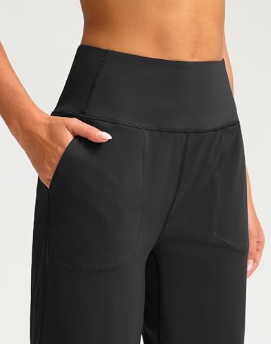 G Gradual Bermuda Shorts for Women 9" High Waisted 2 Big Pockets Long Knee Length Shorts for Workout Athletic Casual Summer3