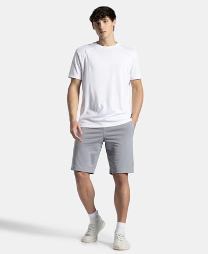 Image of Jockey SP26 Men Super Combed Cotton Rich Active Wear Shorts with StayFresh Treatment
