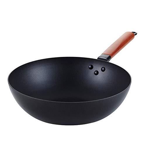 Sartén de hierro antiguo 30 cm con mango desmontable miniatura 5