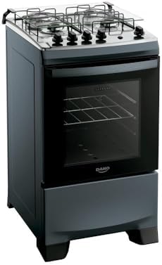 Fogão Supreme Inox 4Q Titanium