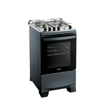 Fogão 4 bocas Dako Supreme Titanium Mesa Inox