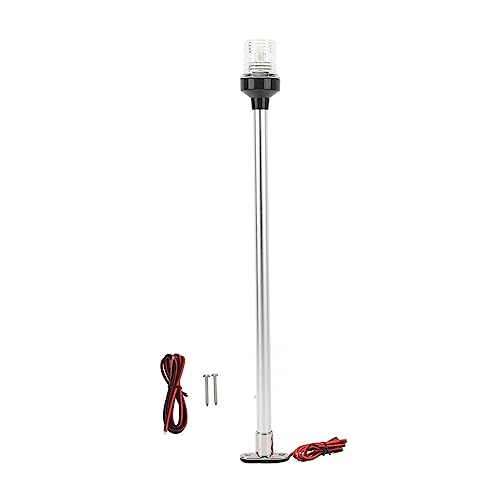 Feux de Navigation pour Bateau, PC 316 Aluminium en Acier Inoxydable Lumière Sévère avec Accessoires Marine Navigation Lights Feu de Signalisation de Voile For Fishing Boats Yachts Marine