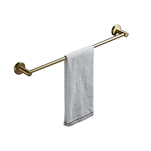 Porte-serviettes en acier inoxydable de 60 cm mural argenté pour salle de bain