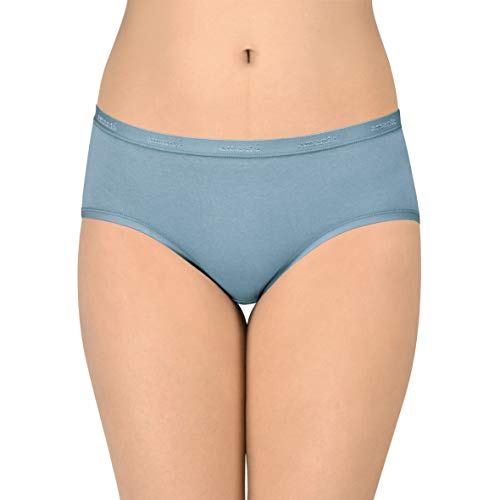 Image of Amante Solid Cotton Low Rise Hipster Panty Pack(Pack of 3)