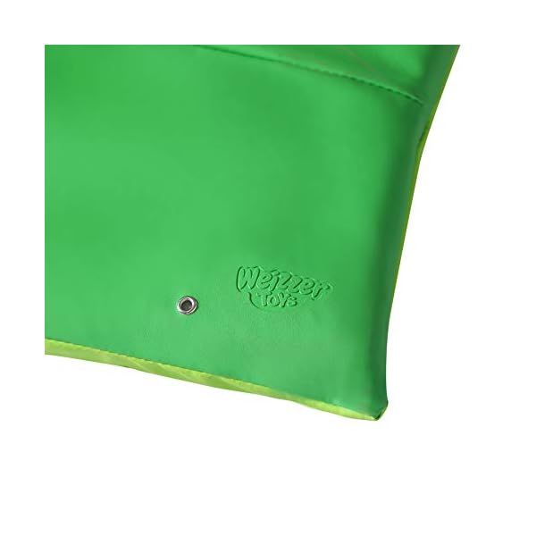 Tapete-Set für Babys Mädchen Kinder und ihre Eltern mit viskoelastischer Schaum – Play Mat quadratisch Polsterung für den Boden 148 x 148 cm – blau und grün – Bild 7