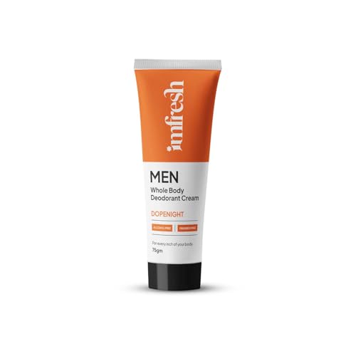 imfresh Men Dopenight | Deodorant Cream For Whole body & Underarms Area | Long Lasting Odour Control | Whole Body Odour Protection | Helps in brightening underarms | Alcohol-Free | Natural Ingredients 75gm, As Seen on Shark Tank