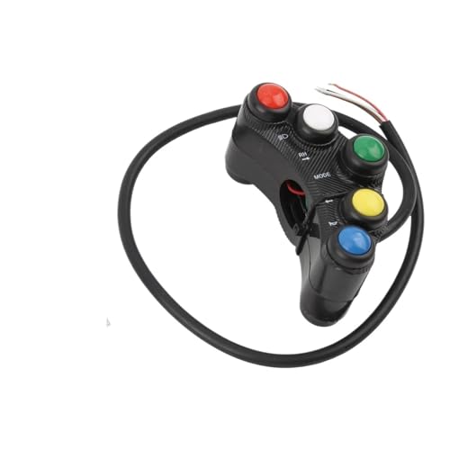 Commande à 5 boutons pour guidon 22mm pour remplacer votre comodo - 2