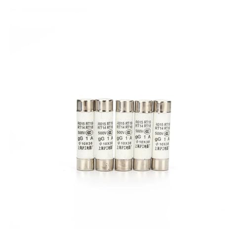 Fusibili A Cartuccia Con Tubo In Ceramica, Fusibile Di Rete Domestico In Ceramica 10x38mm 500V 1A-32A RO15 RT19 RT14 RT18 Confezione Rapida Da 10(32a)