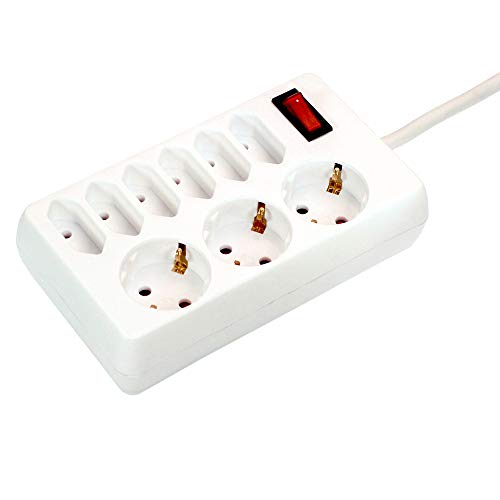 As-Schwabe 39011 - Ciabatta a 9 prese in alluminio...