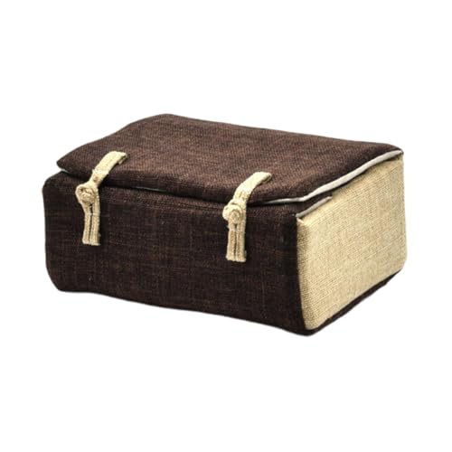 EHJRE Chinesische Kung Fu Tea Tasche Kungfu Tee Set Geschenktüte Dekorative Teetasche Beutel Reise Teekauf Teetasche für Heimhotel, Dunkler Kaffee