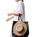Price comparison product image KLIPSTA Hat Clip - Magnetic Hat Holder for Traveling Bags, Backpacks, Purses, Totes and More, Hands Free Bag Accessory, Tan, M