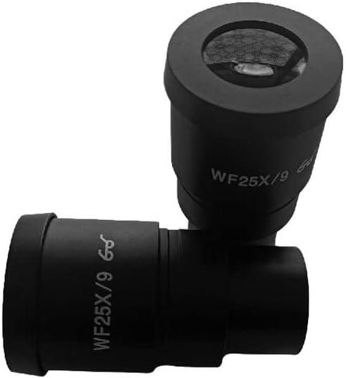Miniatura 5 de Microscope Accessories Kit 2pcs Widefield 25X Binocular Trinocular Microscope Eyepiece 30mm Stereo Microscopio Optical Multiple Amplify Oculars