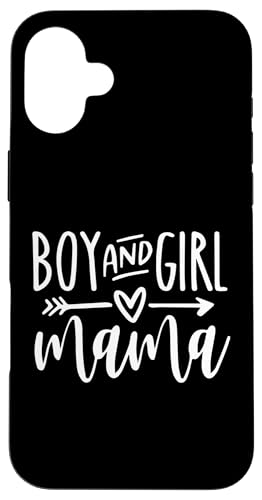 j̎qƏ̎q Mama Mom of Two Mommy ̓ fB[X X}zP[X iPhone 16 Plus p