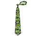 MZERSE Fashion Neckties Mens Shirt Uniform Skinny Tie for Business Holiday Necktie Awesome Japanese KoiFish Green